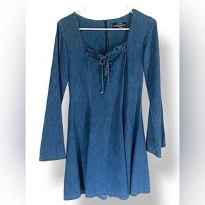 Guess Vintage Denim Dress with Zipper Size 5